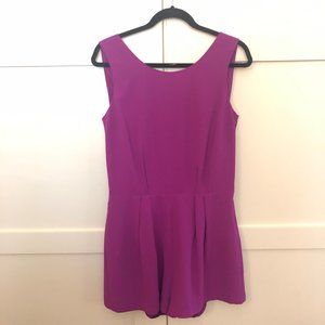 Jennifer Lopez Dark Pink Romper